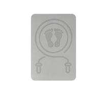 AYWTIUN Tapis de Saut à la Corde Tapis de Corde à Sauter Anti-Bruit 6 mm, Exercice Saut, Absorption des Chocs, Yoga, équipement Fitness en TPE(Grey)