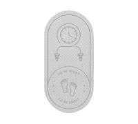 AYWTIUN Tapis de Saut à la Corde Tapis De Sol Antidérapant Et Insonorisant for Corde À Sauter 140 Cm X 66, for Fitness Yoga, Usage Domestique(10mm Gray)