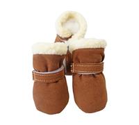 AYXAMO Bottes Et Chaussons pour Chiens,Chausson Chien Chaussures d'hiver imperméables et Chaudes for Chiens, Bottes de Neige antidérapantes for Petites Races, Chiots, Chats, 4 pièces(E 4pcs Set,L)