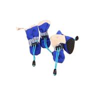 AYXAMO Bottes Et Chaussons pour Chiens,Chausson Chien Chaussures for Chien imperméable Anti-dérapant Bottes Zapatos Para Perro Chiot Chat Chaussettes Botas Sapato Para Cachorro Chaussure(Blue,6)