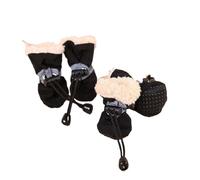 AYXAMO Bottes Et Chaussons pour Chiens,Chausson Chien Chaussures for Chien imperméable Anti-dérapant Bottes Zapatos Para Perro Chiot Chat Chaussettes Botas Sapato Para Cachorro Chaussure(Black,6)