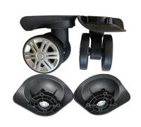 AYXAMO Roulette Valise, Roue De Valise 1 Paire A19 Bricolage Chariot Valise Bagages Remplacement roulettes Pivotant Réparation Accessoires(Double Row Wheel)