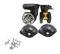 AYXAMO Roulette Valise, Roue De Valise 1 Paire A19 Bricolage Chariot Valise Bagages Remplacement roulettes Pivotant Réparation Accessoires(A19 with Screw-01)