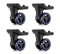 AYXAMO Roulette Valise, Roue De Valise Valise Roue Remplacement boîte à Bagages Roues roulement Rouleaux matériel réparation Chariot Double rangée Roulette 4 pièces