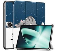 AYXYYDS Coque pour OnePlus Pad 11.6 inch Tablet 2023, Coque de Protection Intelligente avec étui en Cuir adaptée pour OnePlus Pad 11.6 inch (Cat)