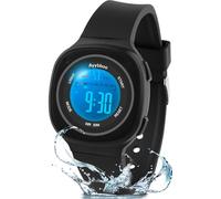 Ayybboo Montre Enfant Numérique Garçon Fille,Montres Digitale Sport avec LED 7 Couleurs Lumineuse,Étanche 35M,Alarme,Chronomètre,Date,Cadeaux pour Enfants