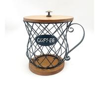 AYYCILIDR Vente directe d'usine de capsules de café en bois de fer, paniers de rangement, cuisine, salon, table, film et télévision, accessoires de mariage en gros