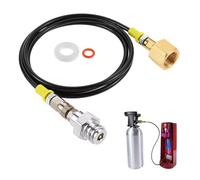 AYYDS Adaptateur CO2 - Tuyau haute pression - 1,5 m - Convient pour Gro-h-e Blue Home, TR21-4 et W21.8-14 - Raccord standard - Tuyau CO2 haute pression pour bouteilles de CO2 standard, tuyau CO2