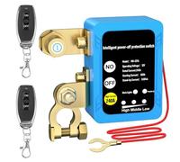 AYYDS Disjoncteur de batterie de voiture, 12 V 240 A, avec 2 télécommandes sans fil, anti-vol, relais de coupure pour voiture, camping-car, VTT, camion, bateau