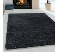 Ayyildiz Tapis de Salon Shaggy Agréable Doux Tapis de Chambre Anthracite - 200x290 cm