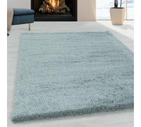 Ayyildiz Tapis de Salon Shaggy Agréable Doux Tapis de Chambre Bleu - 160x230 cm