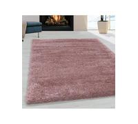 Ayyildiz Tapis de Salon Shaggy Agréable Doux Tapis de Chambre Rose - 120x170 cm
