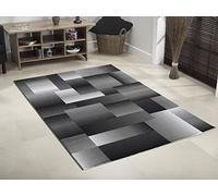 Ayyildiz Tapis Design Moderne Noir Rectangle Gris 160x230 cm différentes Tailles