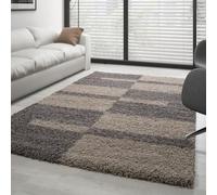 Ayyildiz Tapis Gala Shaggy Designe Pile Longue Taupe-Beige - 120x170 cm