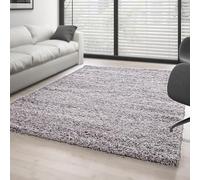 Ayyildiz Tapis Shaggy Gris Clair Doux et Moelleux 30 mm pour Salon et Chambre - 300x400 cm