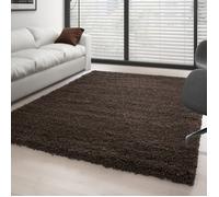 Ayyildiz - Tapis Shaggy pile longue couleur unique MARRON - (60x110)