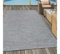 Ayyildiz Teppich - Tapis Aspect isal, pour l'intérieur et l'extérieur, Tissage Plat, uni, polypropylène, Taupe, 80 x 150 cm