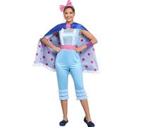 AYYOHON Costume de Bo Peep pour adulte - Costume mignon pour femme - Princesse Cowgirls - Halloween - Cosplay Deluxe - Robe Little Bo Peep - Taille S
