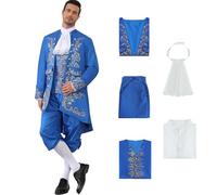 AYYOHON Costume de la Bête de Belle pour cosplay, robe de soubrette Dan Steven Uniforme d'Halloween Costume de prince aristocrate pour homme