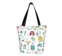 AYYQWE abstraction biologie chimie 4 imprimé été sac à bandoulière plage sac à main voyage shopping gym randonnée fête événements