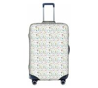 AYYQWE Abstraction Biology Chemistry4 Housse de valise universelle imperméable et élastique pour voyage d'affaires, blanc, XL, Organiseur de sac