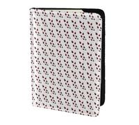 AYYQWE Art Ladybug Tracks Étui portefeuille élégant pour passeport et documents de voyage pour homme et femme, Noir , Taille unique