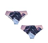 AYYQWE Caleçon triangle pour homme imprimé montagne - Doux et extensible - Confortable pour une tenue décontractée, Noir , M