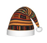 AYYQWE Chapeau de Noël africain imprimé pour adultes, couvre-chefs pour Noël, Nouvel An, célébrations saisonnières