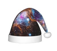 AYYQWE Chapeau de Noël pour adultes avec imprimé univers galaxie espace pour Noël, Nouvel An