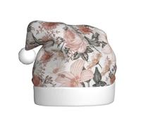 AYYQWE Chapeau de Père Noël imprimé Tour Eiffel de Paris pour homme et femme Décoration de fête Nouvel An Célébrations de Noël