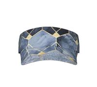 AYYQWE Chapeau de protection solaire unisexe avec imprimé hexagones bleus et diamants pour sports de plein air