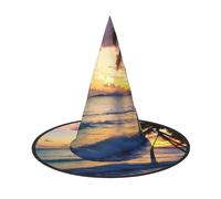 AYYQWE Chapeau unisexe à couper le souffle imprimé de la Jamaïque sur la plage, pour carnaval, fête, cosplay, bal masqué, célébrations