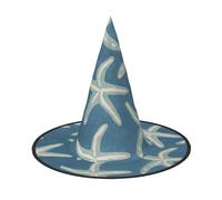 AYYQWE Chapeau unisexe en laine avec imprimé étoile de mer côtière pour carnaval, cosplay, bal masqué, célébrations