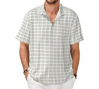 AYYQWE Chemise à manches courtes élégante et d'apprentissage des lettres de l'alphabet avec imprimé dinosaures, pour homme, pour les voyages, la plage, le bureau, le quotidien, légère, Noir , XXL