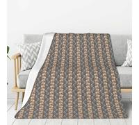 AYYQWE Couverture chaude en flanelle avec imprimé zèbre et girafe pour canapé, salon, dortoir, maison, camping, voyage