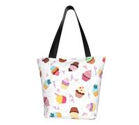 AYYQWE Delicious Cupcakes Sac à bandoulière d'été Sac à bandoulière Sac à main Sac à main Voyage Shopping Gym Randonnée Fête Événements