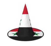 AYYQWE Drapeau de la République arabe syrienne imprimé confortable unisexe chapeau de fête de carnaval Cosplay Costume de bal masqué Célébrations