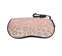 AYYQWE Étui à lunettes souple à paillettes or rose - Accessoire tendance - Ajustement universel