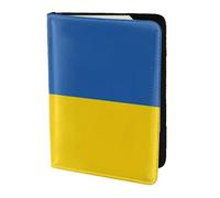 AYYQWE Étui portefeuille élégant et léger avec imprimé drapeau de l'Ukraine pour homme et femme, Noir , Taille unique