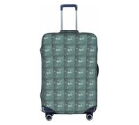 AYYQWE Formulas Shapes Theory Math Leçon Word Print Housse de valise universelle imperméable élastique Voyage d'affaires Protecteur de bagage, blanc, XL, Organiseur de sac
