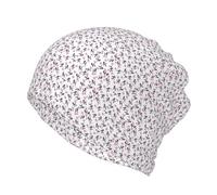 AYYQWE Girly Bonnet multifonction avec bouteille de parfum rose et caniche pour l'hiver, Noir , Taille unique