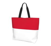 AYYQWE Grand sac à bandoulière imprimé drapeau de Monaco pour usage quotidien, voyage, travail, léger et décontracté, shopping, etc