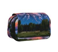 AYYQWE Grand Teton Trousse à crayons légère et élégante avec impression parc national pour voyage, bureau, maquillage