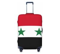 AYYQWE Housse de protection élastique pour valise avec drapeau de la République arabe syrienne, Noir , M, Bagage à main