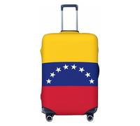 AYYQWE Housse de protection élastique pour valise avec drapeau du Venezuela, Noir , M, Bagage à main