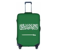 AYYQWE Housse de protection universelle imperméable et élastique avec drapeau de l'Arabie Saoudite pour les voyages d'affaires, blanc, XL, Organiseur de sac