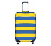 AYYQWE Housse de protection universelle imperméable et élastique avec motif drapeau de l'Ukraine pour les voyages d'affaires, blanc, S, Organiseur de sac