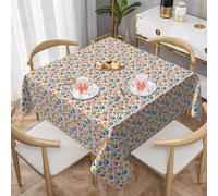 AYYQWE Nappe carrée imprimée de pattes Art 1 - 140 cm - Pour salle à manger, fête de mariage - Décoration d'intérieur et d'extérieur