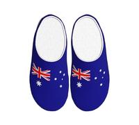 AYYQWE Pantoufles souples en TPR avec motif drapeau australien pour adulte - Semelle antidérapante - Pour la maison, les voyages, l'intérieur