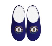 AYYQWE Pantoufles unisexes en TPR doux avec semelle antidérapante et motif drapeau du Kentucky pour adulte